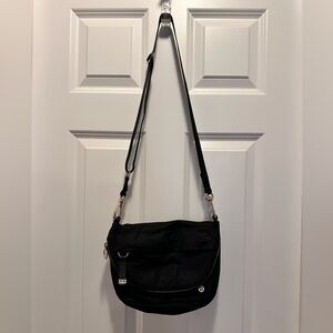 Lululemon Athletica All Night Festival Black with Gold Accents Crossbody Bag 5L